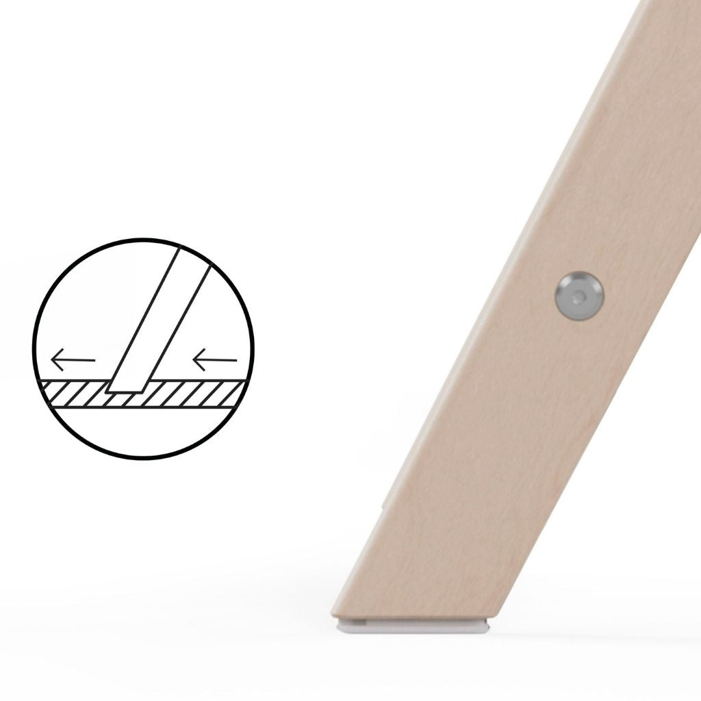 Cybex Eetstoel Click & Fold All Natural Light