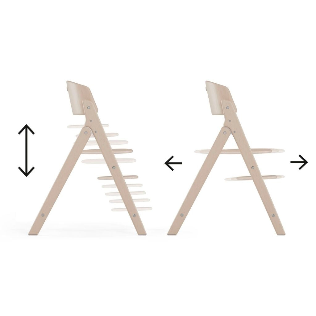 Cybex Eetstoel Click & Fold All Natural Light