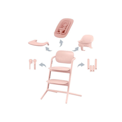 Cybex Eetstoel Lemo 4-in-1 Pearl Pink