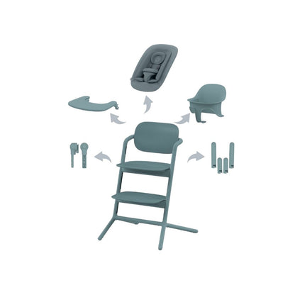 Cybex Eetstoel Lemo 4-in-1 Stone Blue