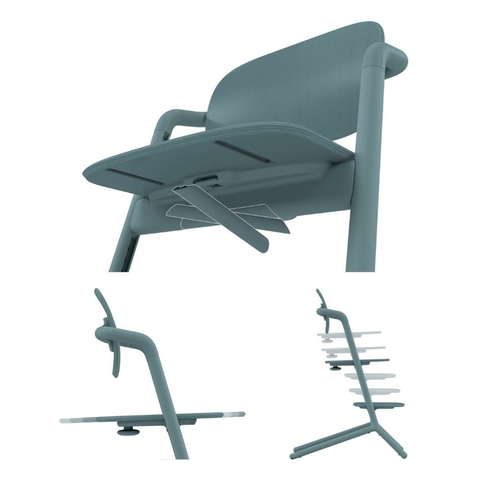 Cybex Eetstoel Lemo 4-in-1 Stone Blue