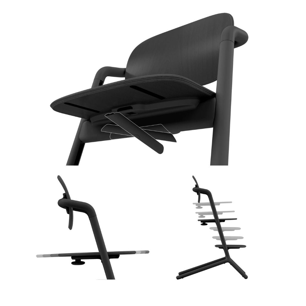 Cybex Eetstoel Lemo 4-in-1 Stunning Black