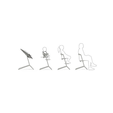 Cybex Eetstoel Lemo 4-in-1 Suede Grey
