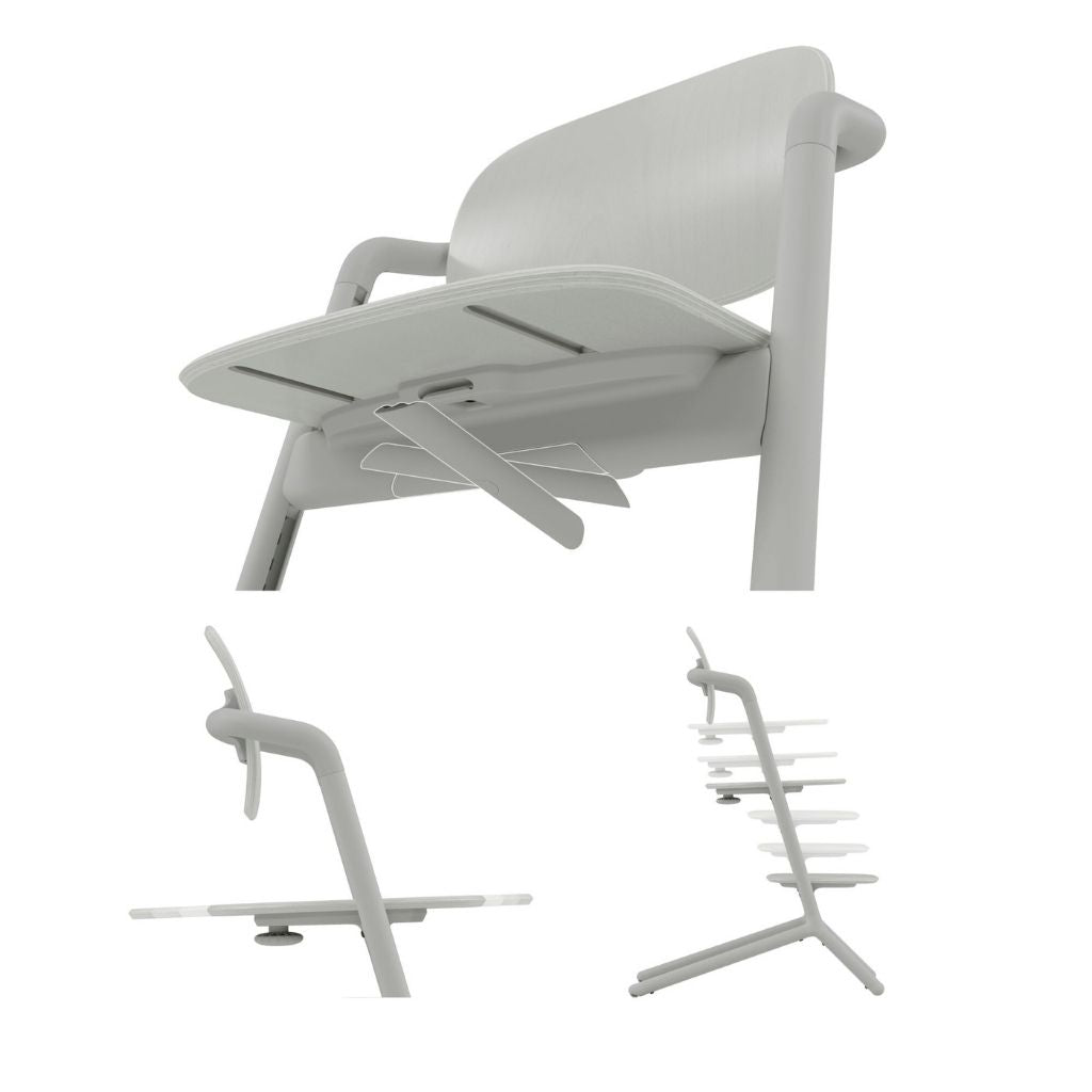 Cybex Eetstoel Lemo 4-in-1 Suede Grey