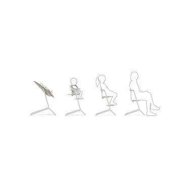 Cybex Eetstoel Lemo 4-in-1 Sand White