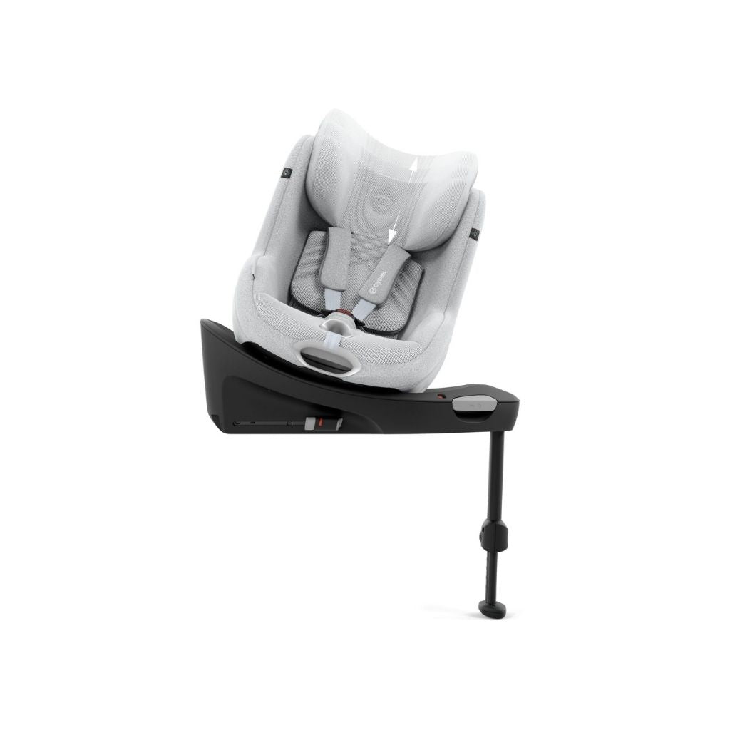 Cybex Siège Auto Sirona Ti I-Size Plus Groupe 0+/1 Platinum White