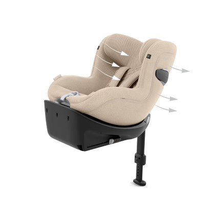 Cybex Siège Auto Sirona Ti I-Size Plus Groupe 0+/1 Cozy Beige