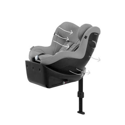 Cybex Siège Auto Sirona Gi i-Size Plus Groupe 0+/1 Stone Grey