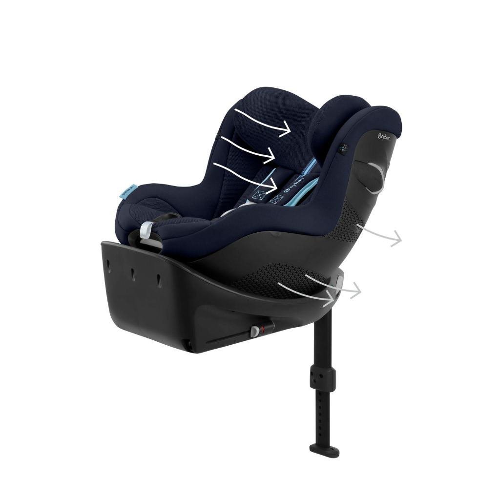 Cybex Siège Auto Sirona Gi i-Size Plus Groupe 0+/1 Ocean Blue
