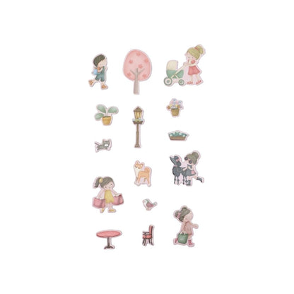 Little Dutch Magnetisch Speelbord Rosa's Winkelstraat Roze