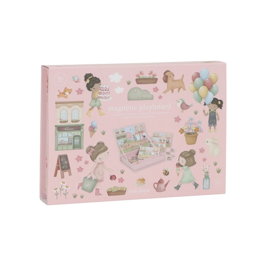 Little Dutch Magnetisch Speelbord Rosa's Winkelstraat Roze