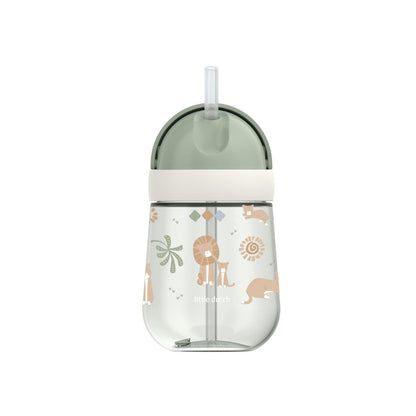 Mepal Drinkbeker Met Rietje Mio Safari Friends Groen 300 ml
