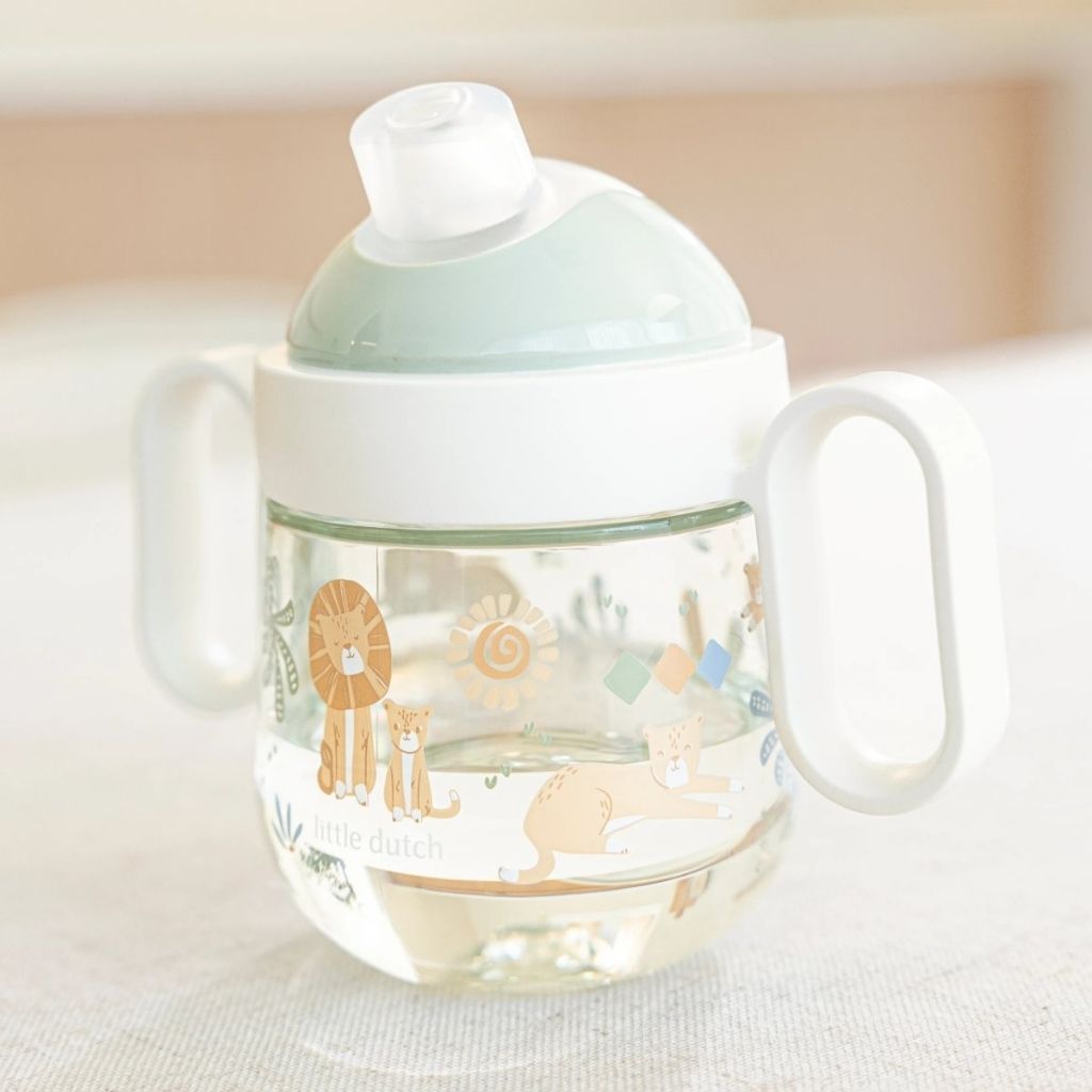 Mepal Drinkbeker Met Tuit Mio Safari Friends Groen 200 ml