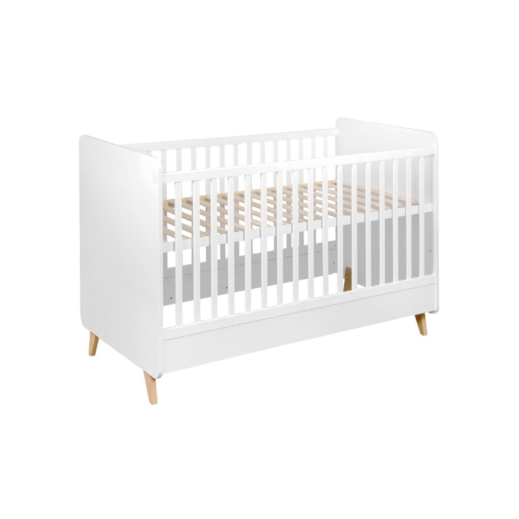 Quax Lit Enfant LOFT Lit évolutif Lg 70 x L 140 cm White 