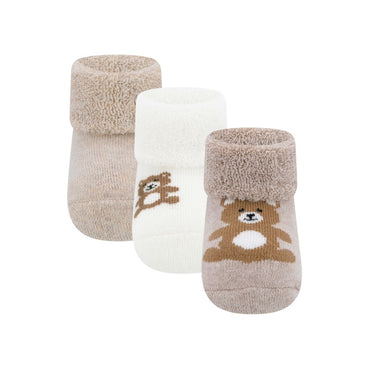 Ewers Sokken ONESIZE Teddy Latte Beige – 3 Paar