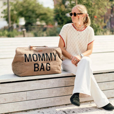 Childhome Sac à Langer Mommy Bag Teddy Soft Brown 