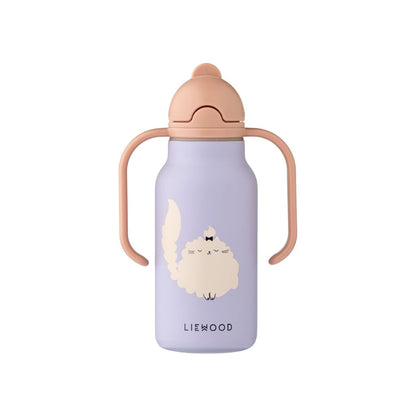 Liewood Drinkfles Kimmie Cat Warm Lilac 250 ml