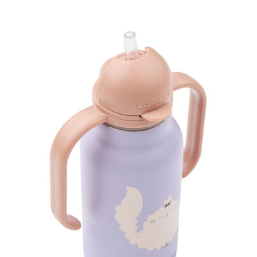 Liewood Drinkfles Kimmie Cat Warm Lilac 250 ml