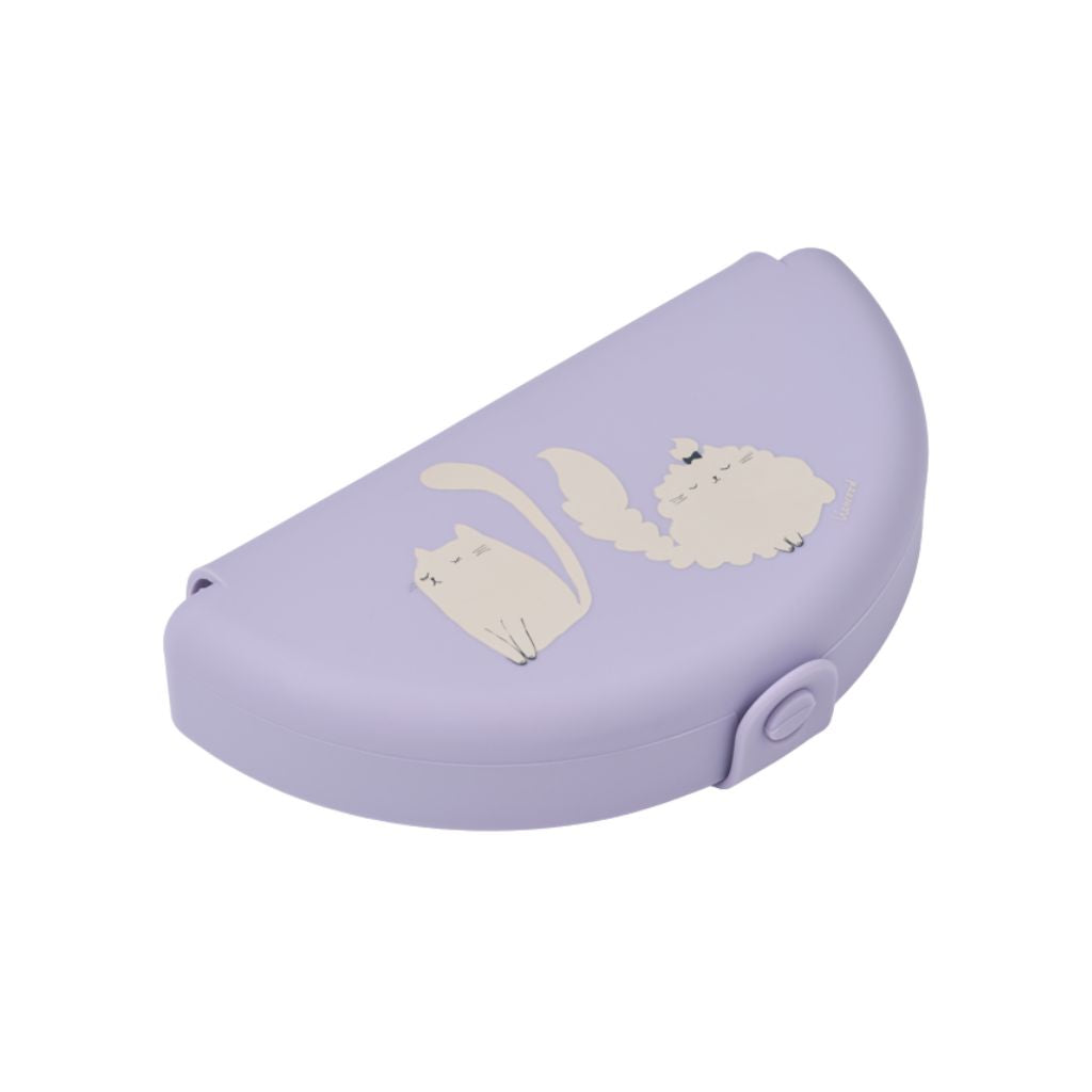 Liewood Snackdoos Plooibaar Eugene Cat Warm Lilac
