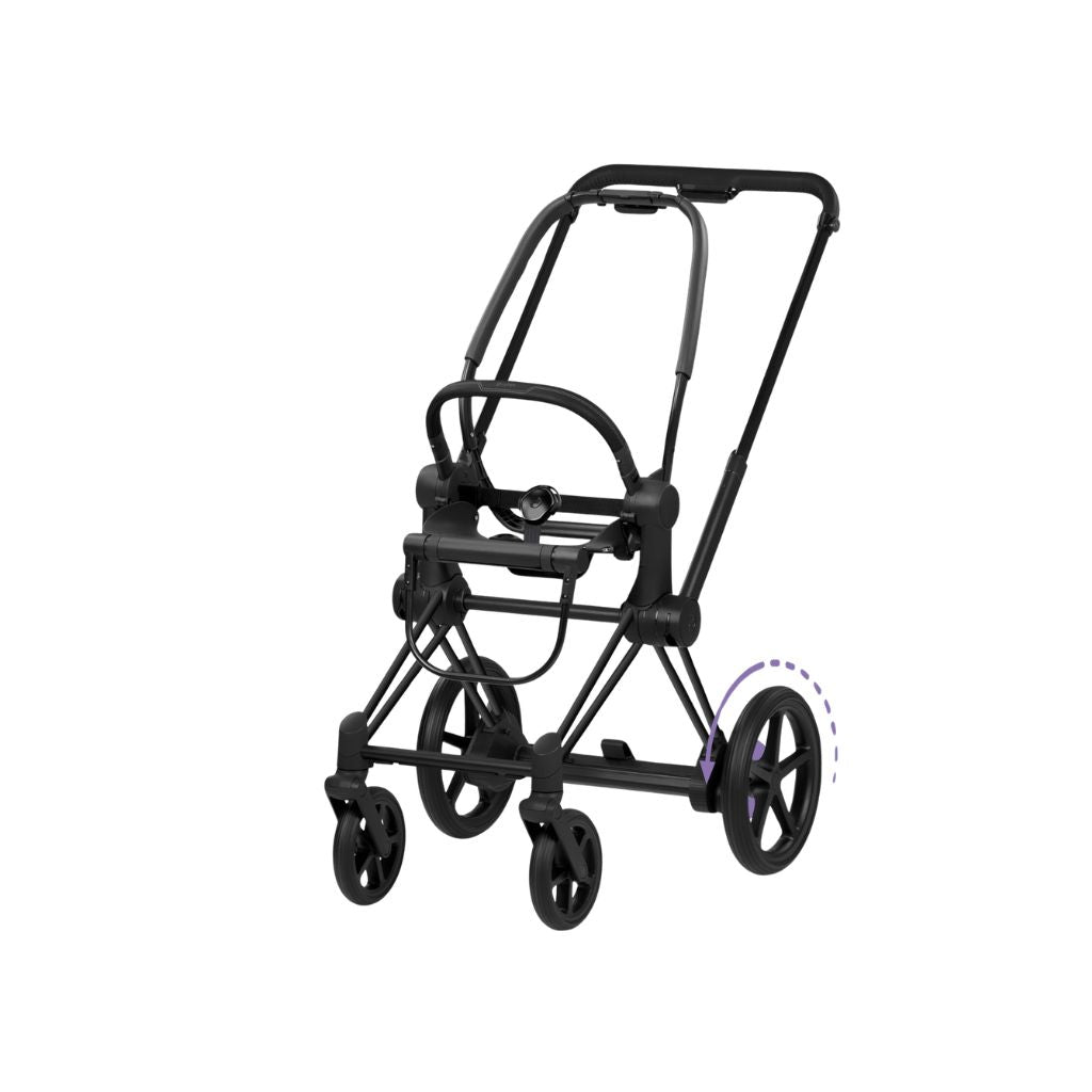 Cybex Kinderwagen Frame E-Priam Matt Black (zitje niet inbegrepen)