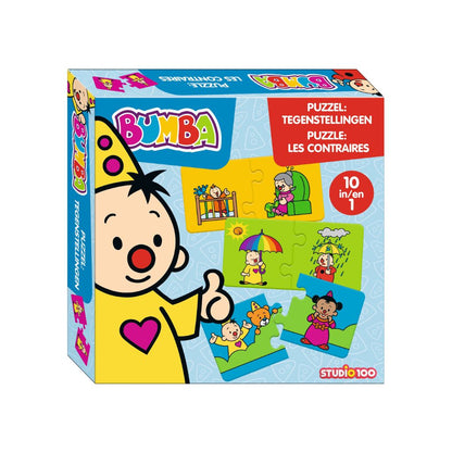 Studio 100 Bumba Puzzle 10-en-1 Les Contraires Multi 