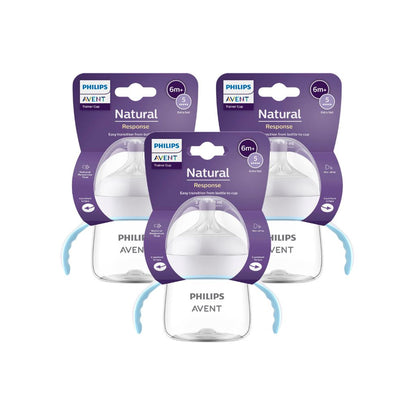Philips Avent Oefenbeker Natural 3.0 150 ml Transparant – 3 Stuks