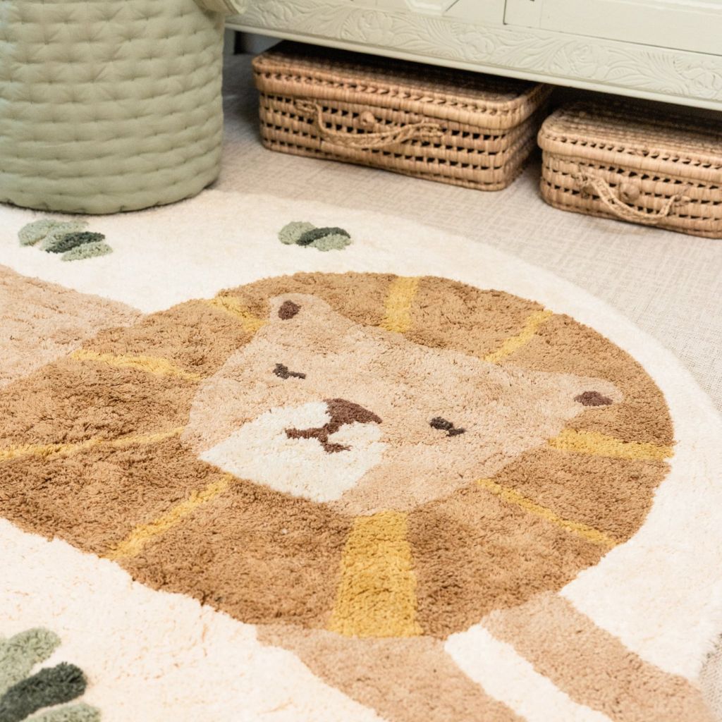 Little Dutch Tapis Lion Safari Leo Jaune 