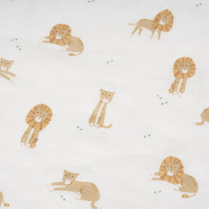 Little Dutch Drap-housse Pour Lit Safari Leo Multi Lg 60 x L 120 cm 
 