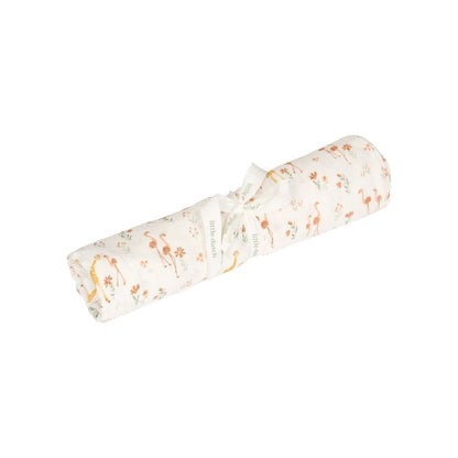 Little Dutch Tissu Hydrophile Blooming Safari Multi 120 x 120 cm