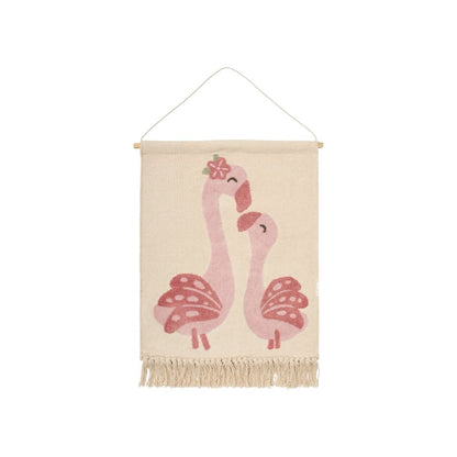 Little Dutch Tapisserie Murale Flamant Rose Blooming Safari Rose 