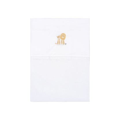 Little Dutch Drap Pour Lit Lion Safari Wonders Blanc Lg 110 x L 140 cm 