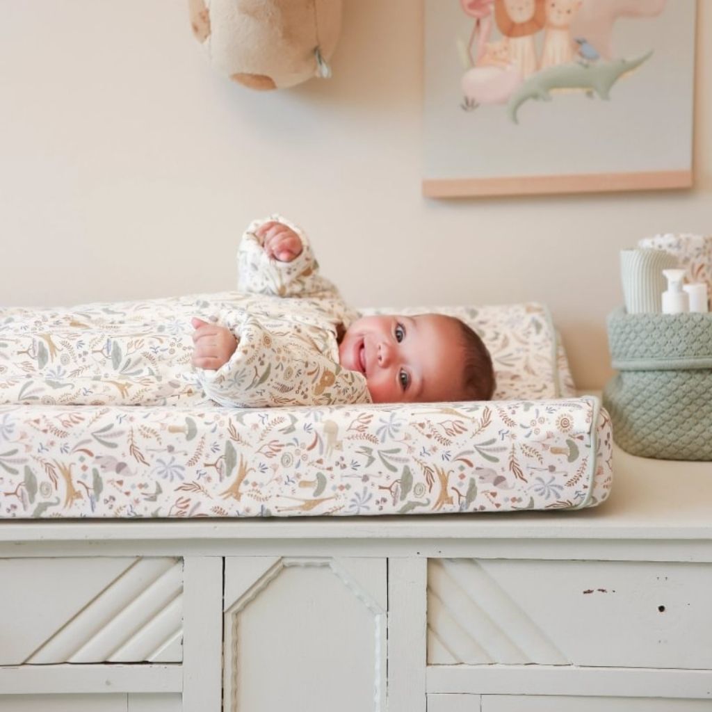 Little Dutch Housse Pour Matelas à Langer Safari Wonders Multi