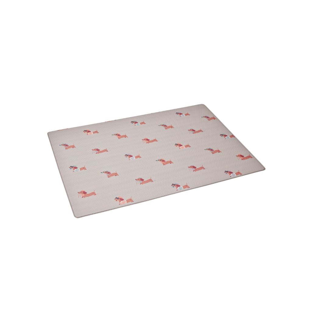 Little Gem Tapis De Jeu Sausage Squad Beige 100 x 140 cm