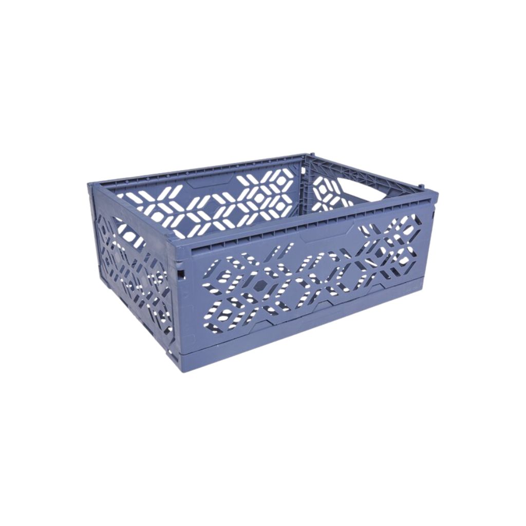 Dreambee Bac Pliant Essentials Midi Bleu Gris Foncé - 3 Pièces
