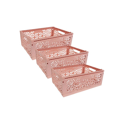 Dreambee Bac Pliant Essentials Midi Rose Moyen - 3 Pièces