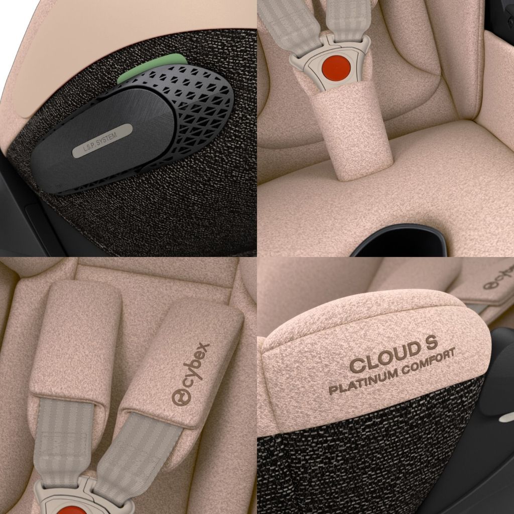 Cybex Siège-auto Portable Cloud S Groupe 0+ Cozy Beige