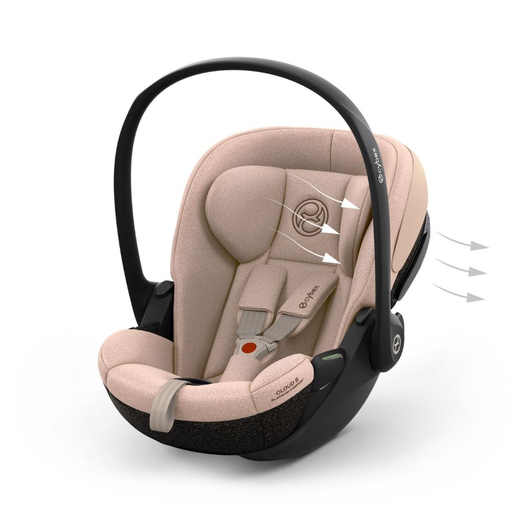 Cybex Siège-auto Portable Cloud S Groupe 0+ Cozy Beige
