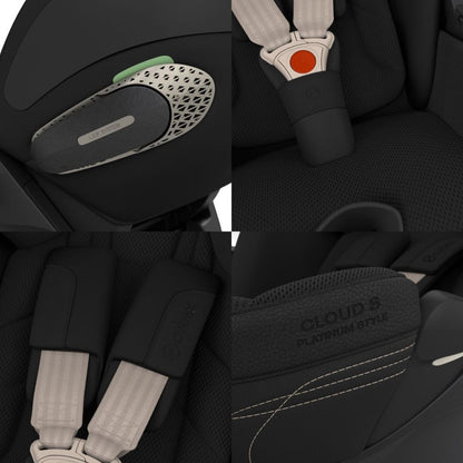Cybex Draagbare Autostoel Cloud S Style Groep 0+ Sepia Black