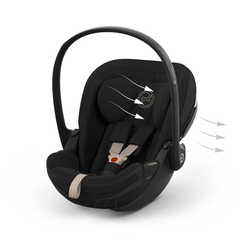 Cybex Draagbare Autostoel Cloud S Style Groep 0+ Sepia Black
