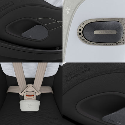 Cybex Autostoel Sirona SI Style Groep 0+/1 Off White