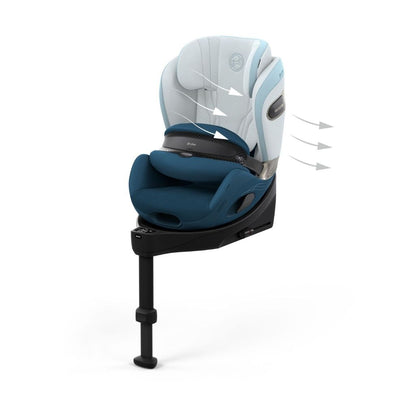 Cybex Siège Auto Anoris S Style Groupe 1/2/3 Opal Blue