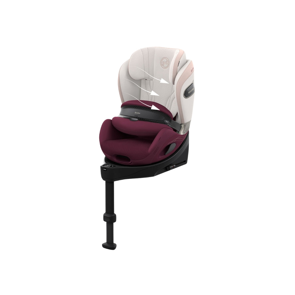 Cybex Siège-auto Anoris SI Style Groupe 1/2/3 Quartz Pink