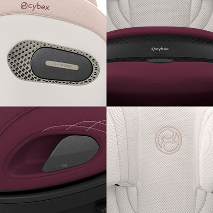 Cybex Siège-auto Anoris SI Style Groupe 1/2/3 Quartz Pink
