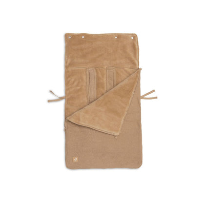 Jollein Voetenzak Voor Draagbare Autostoel Groep 0+ Basic Knit Hazel