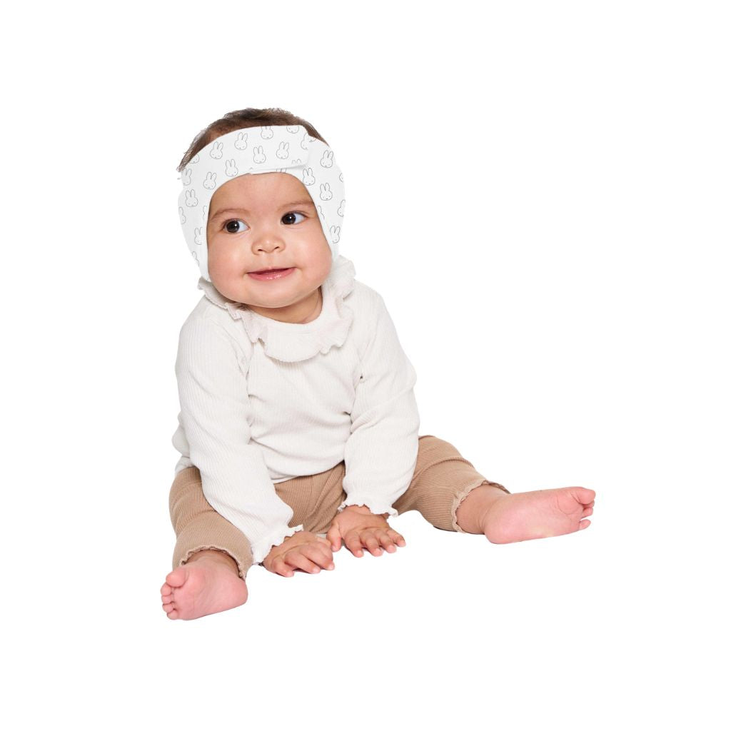 Dooky Bandeau Protection Auditive 0-6 Mois Miffy White 