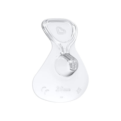 Munchkin Kit De Démarrage Flow Capuchon Pour Mamelon / Téterelle Silicone 20 mm - 3 Pièces