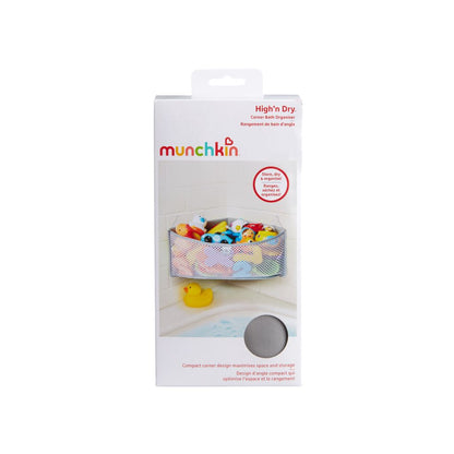 Munchkin High'n Dry Opberger Voor Badspeelgoed Met Zuignap Grey