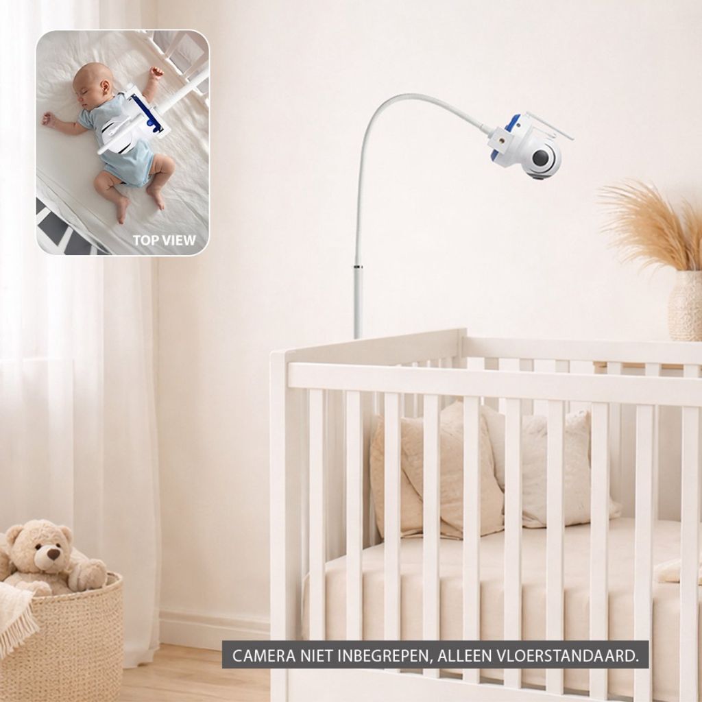 Luvion Support Pour Babyphone Avec Socle Au Sol White 