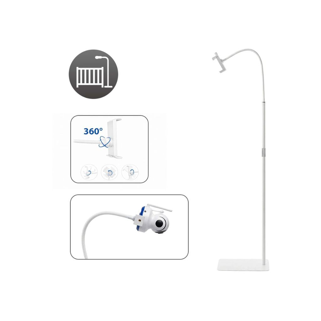 Luvion Support Pour Babyphone Avec Socle Au Sol White 