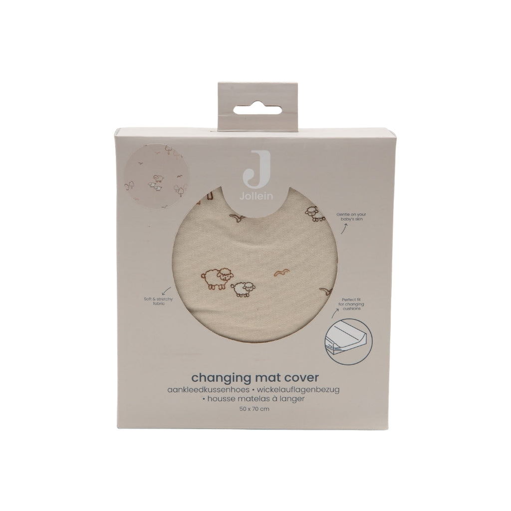 Jollein Housse Pour Matelas à Langer Jersey Woolly Multi